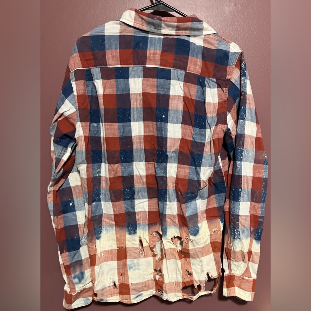 Distressed/bleached flannels - Picture 2 of 2